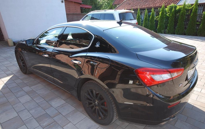 Maserati Ghibli cena 115497 przebieg: 78000, rok produkcji 2015 z Tarnogród małe 781